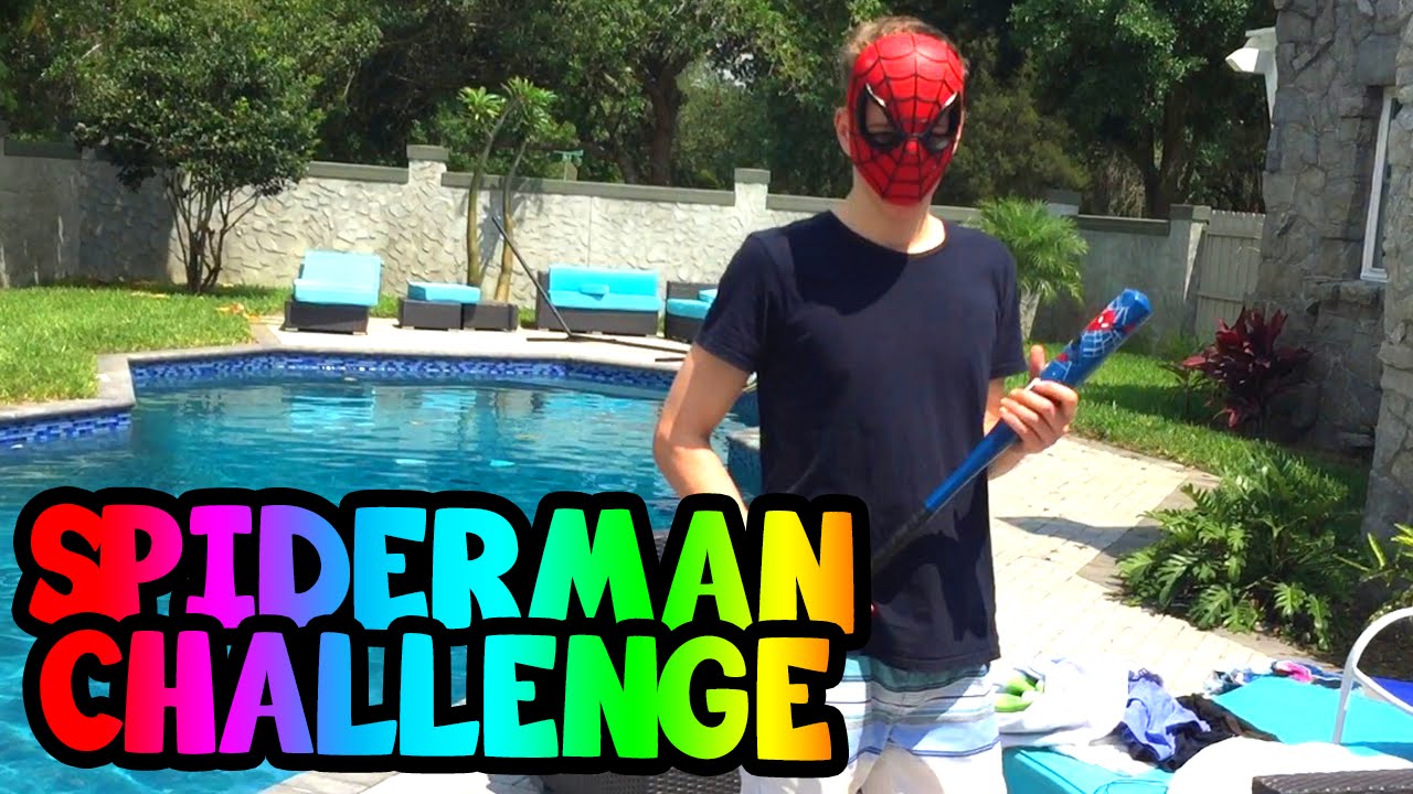 Spiderman Piñata Challenge!