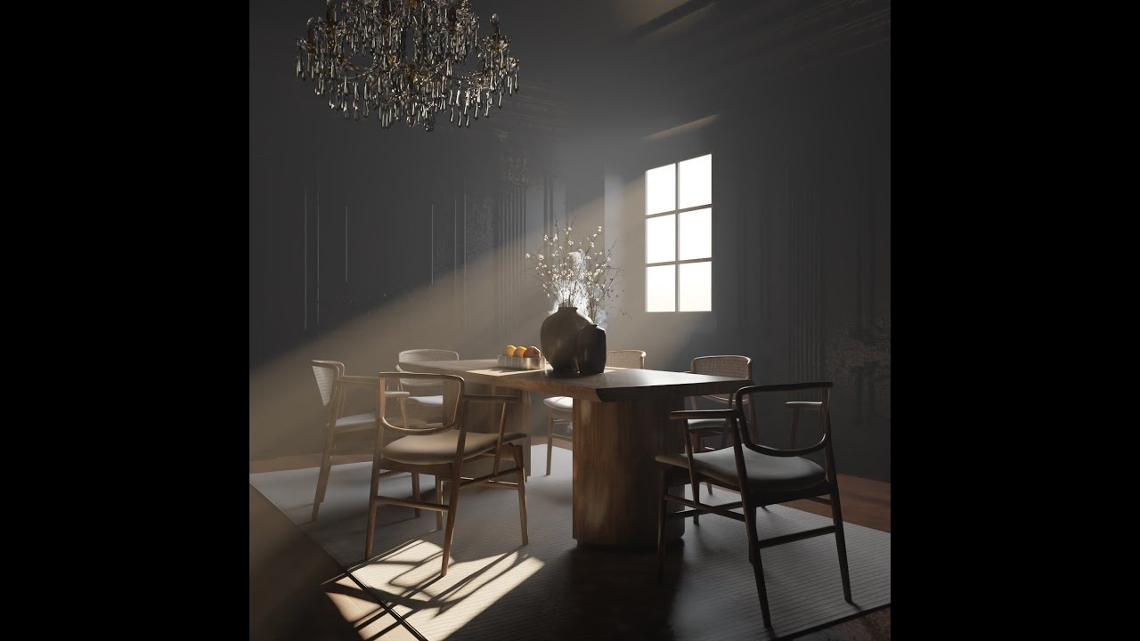 Interior Lighting | Volumetric Environment | Vray & Sketchup Tutorial
