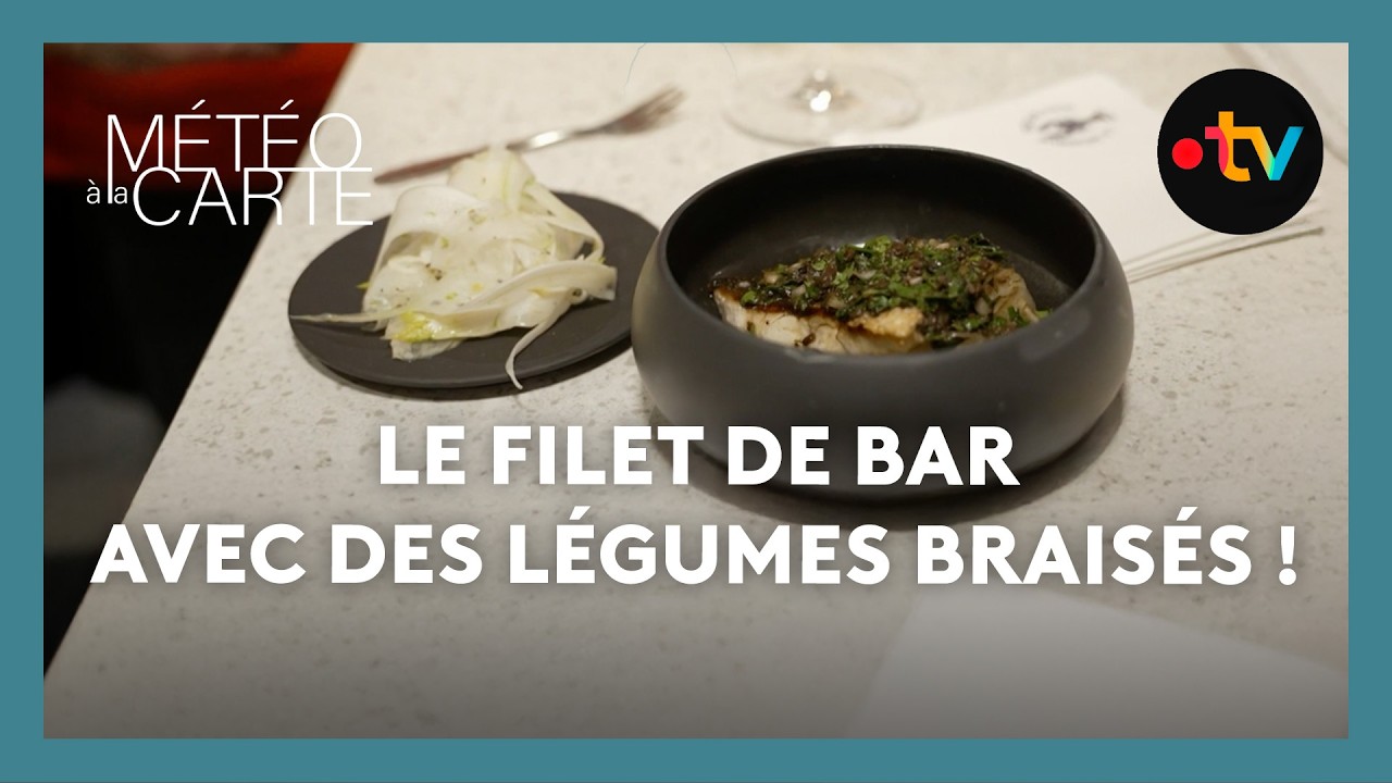 Le succulent filet de bar avec des légumes braisés ! - Météo à la carte