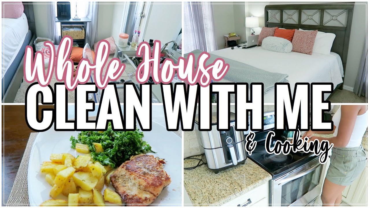 CLEAN WITH ME| Whole Messy House| Cleaning Motivation