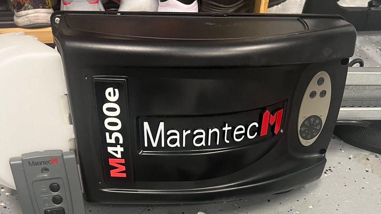 Como Programar limites De. Abrir y. Cerrar en un Marantec Garage door Opener !!  M4500E.