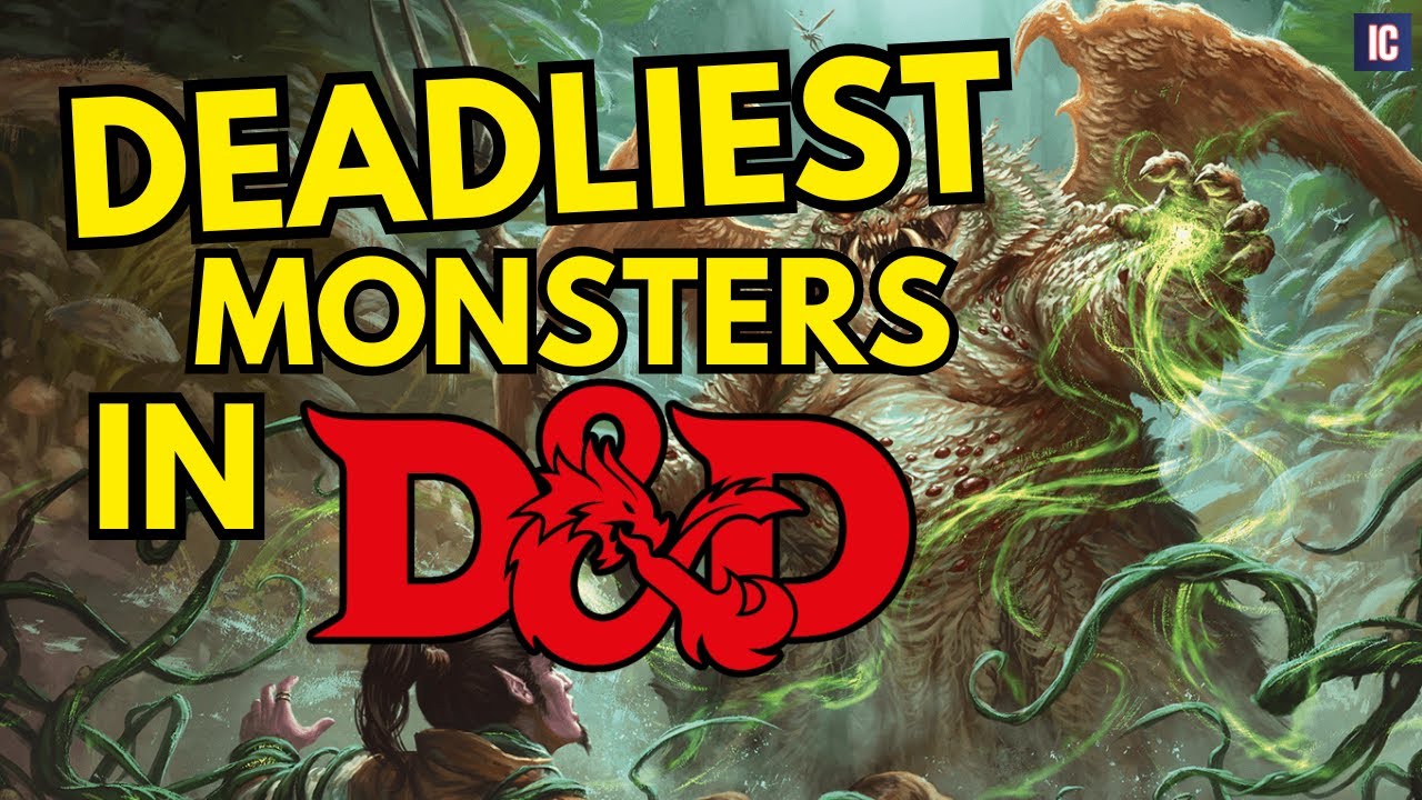 Deadliest D&D monsters by challenge rating (Part 1)