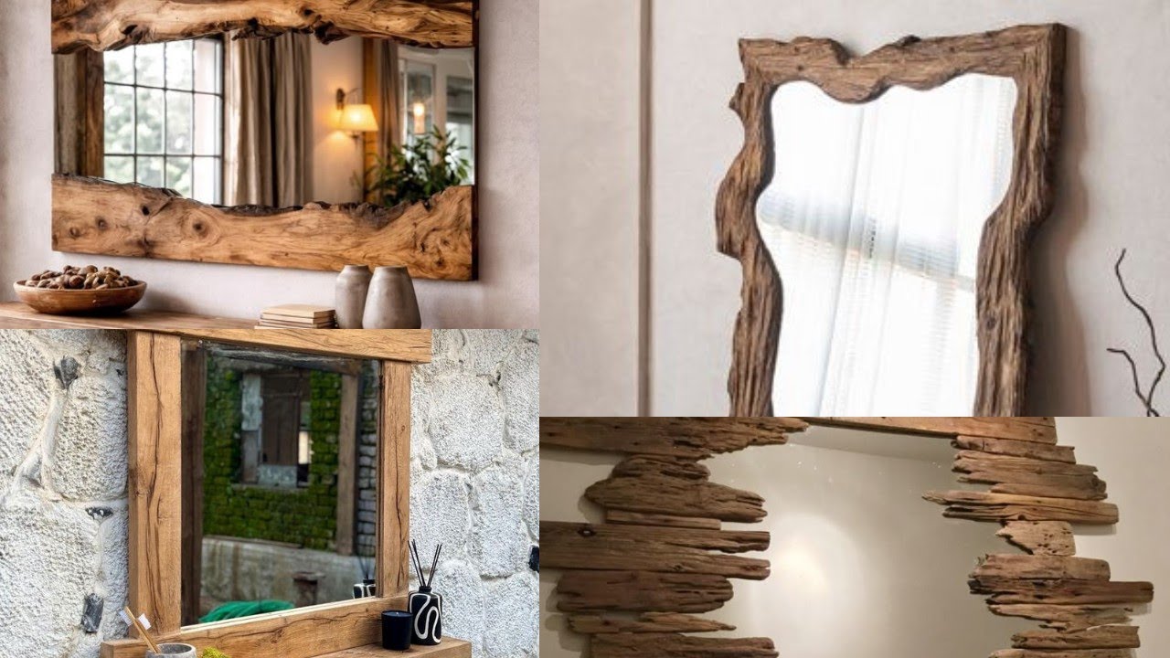 Transform Your Space: The Beauty of Rustic Wooden Mirrors