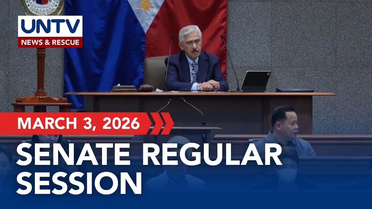 LIVE: Senate regular session | March 03, 2026