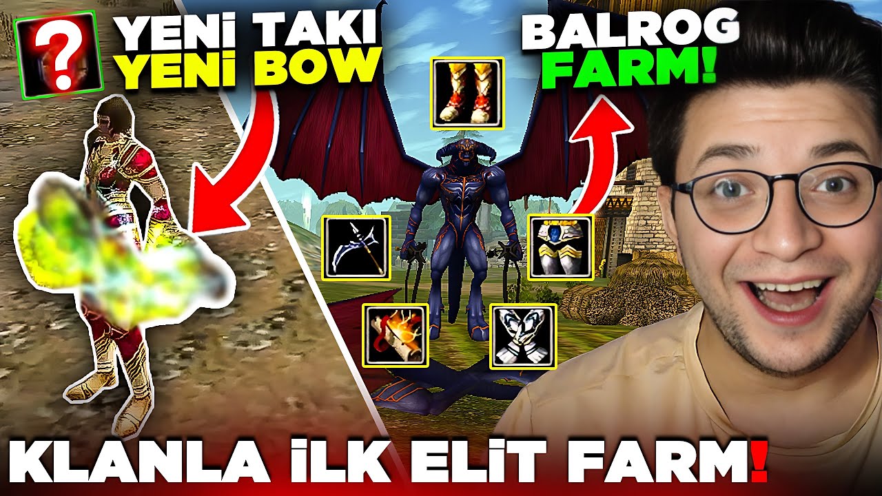 EN ÇOK İSTEDİĞİM BOWU ALDIM! KLANLA İLK ELİT FARM! KAFAMIZA GÖRE OKÇU SERİSİ #3 | Knight Online