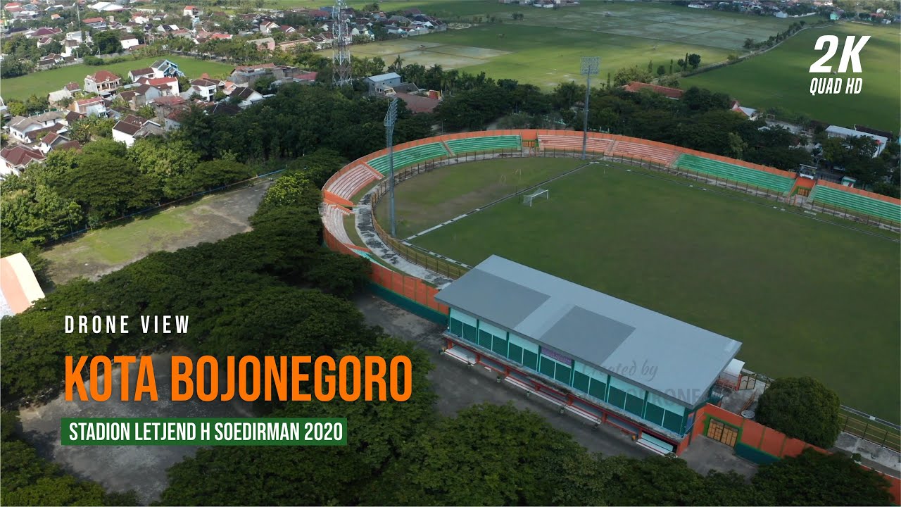 KOTA BOJONEGORO 2020, Suasana Dari Udara Di Penghujung Tahun - Video Drone