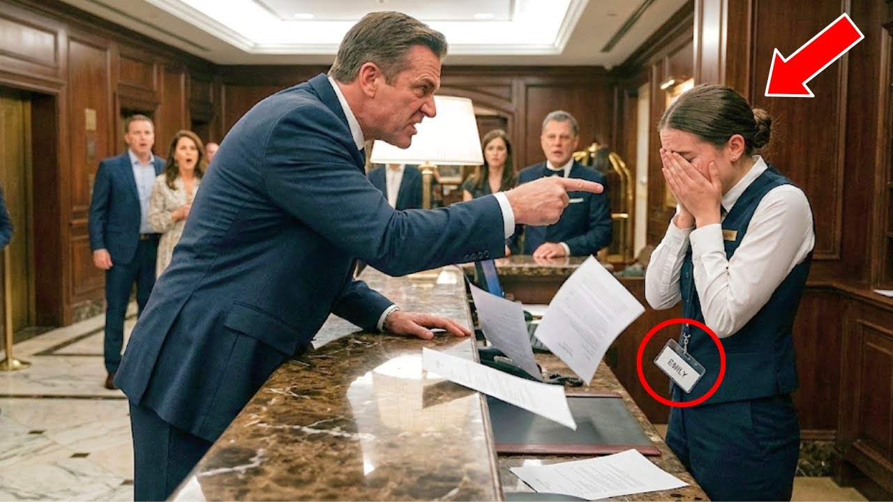 Zahraniční podnikatel se pokouší ponížit recepční hotelu mluvením v cizím jazyce — ale její odpověď