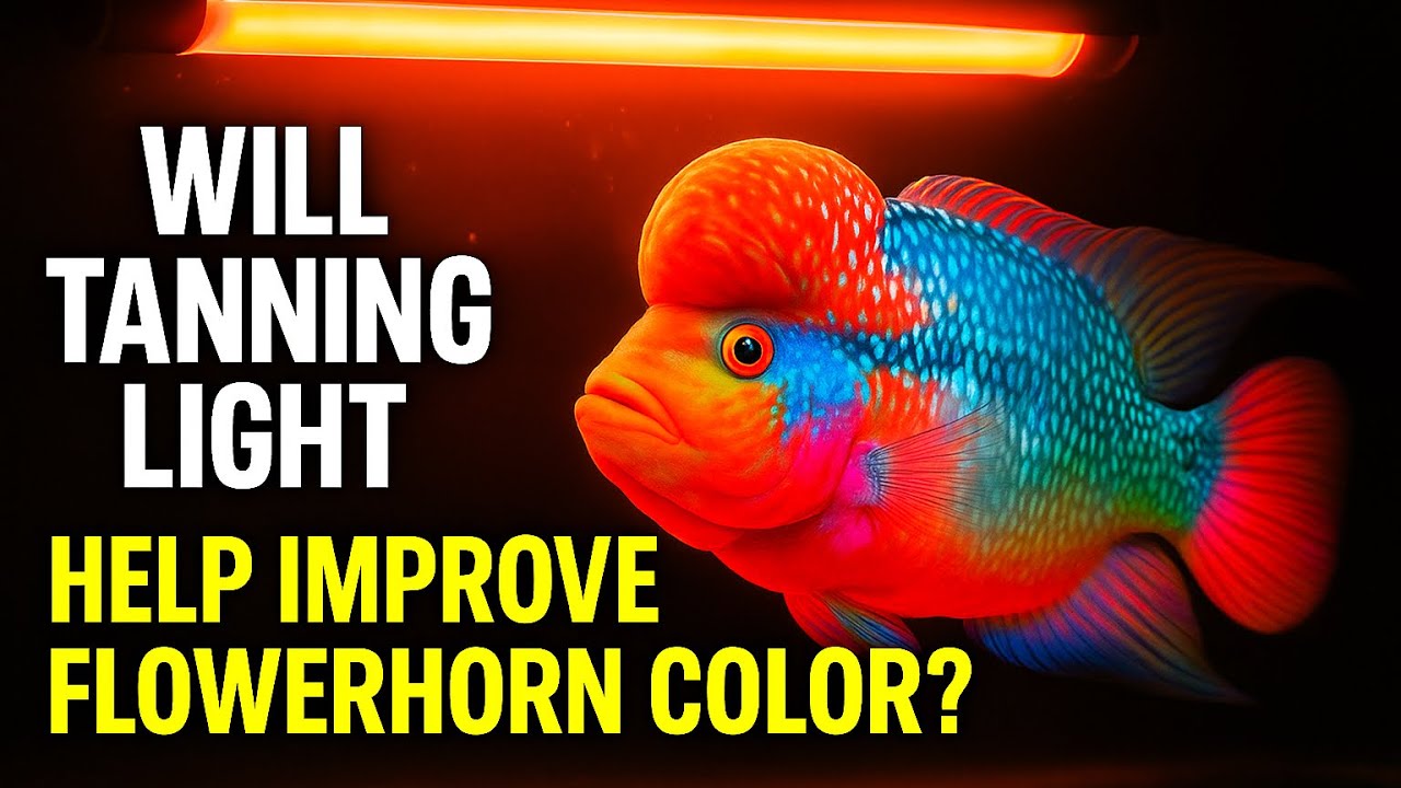 Will Tanning Light Help Improve Flowerhorn Color? Myth or Magic? 🔥🐟