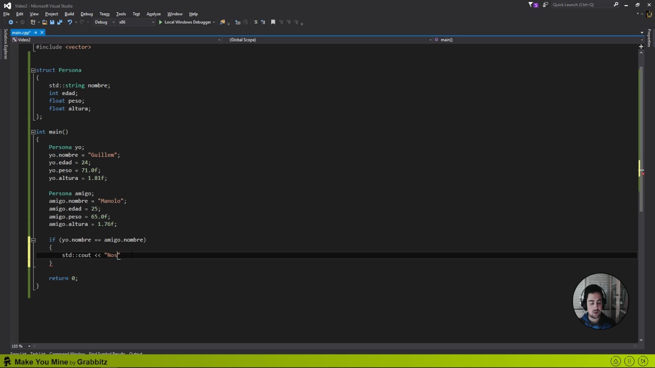 18. Estructuras, toma de contacto - C++ de 0 a Experto