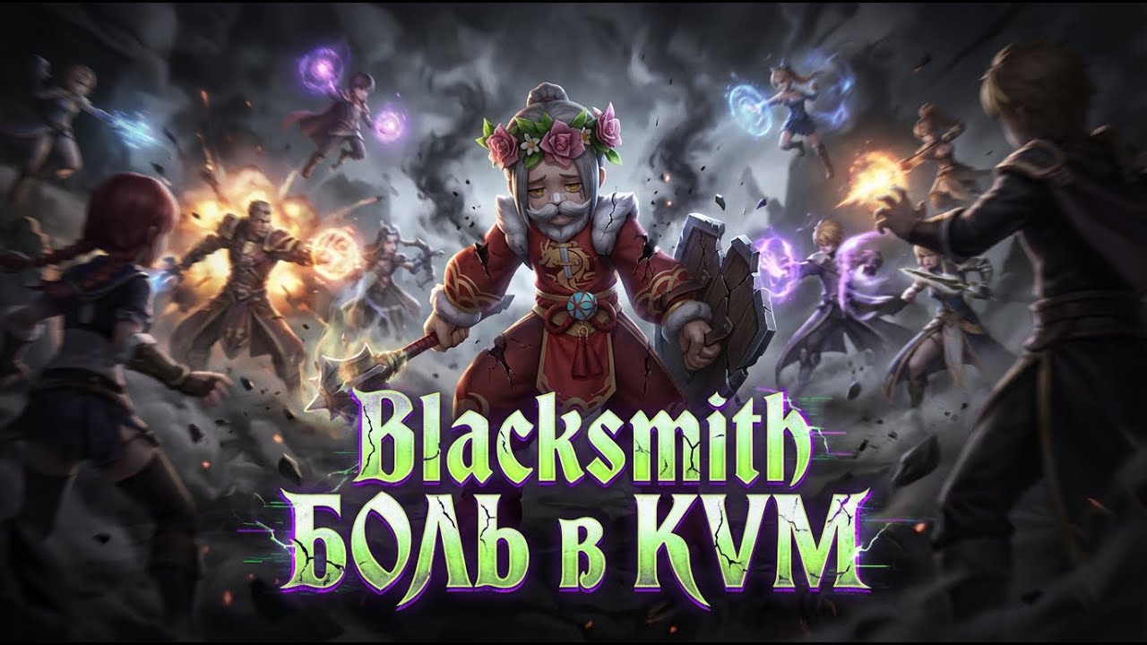 Булава + Щит Blacksmith БОЛЬ в KVM | ROX PvP 1-H Mace + Shield