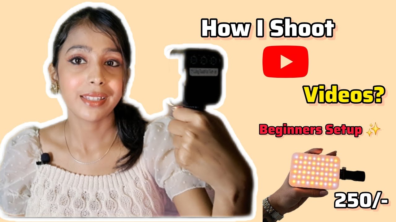 How I Shoot YouTube Videos | Beginner Setup, Lighting & Mic 🎥✨