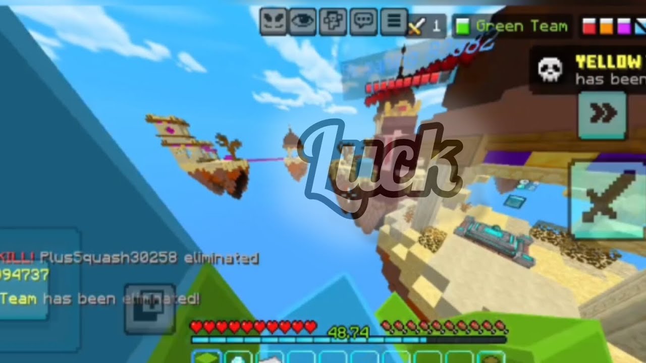 “HIVE Bedwars SOLO Mobile Win in 4 Minutes 😱🔥 Full Gameplay” #bedwars