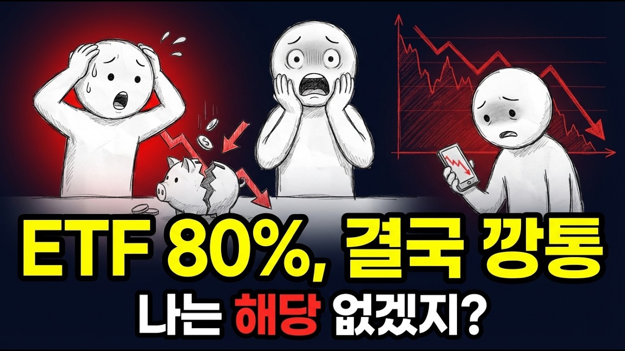 노후자금으로 10년 묻어두려던 ETF, 결국 단타치다 망하는 치명적인 이유