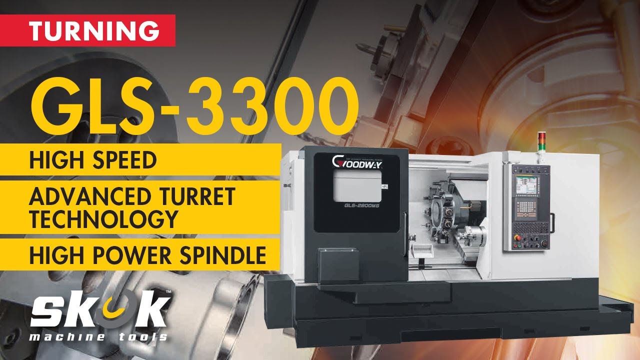 Goodway CNC GLS-3300YS | High Speed | Advanced Turret | High Spindle Power
