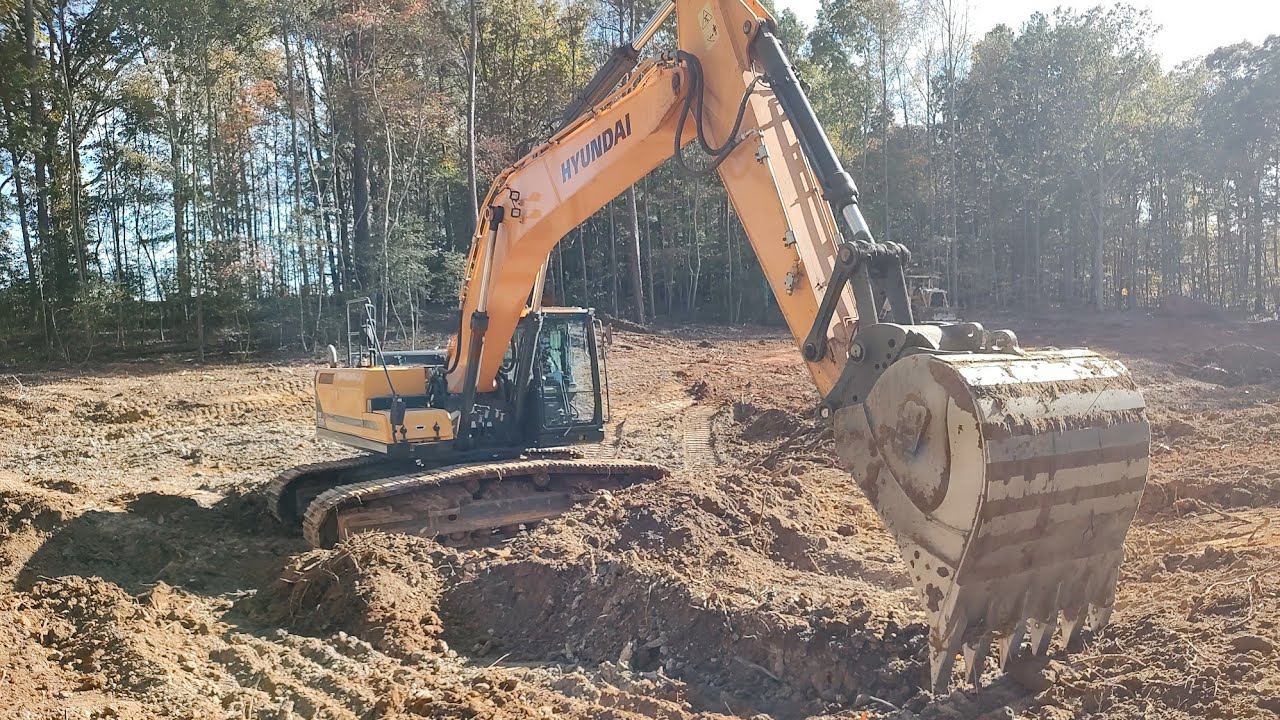 One Acre Pond Build Day 1!
