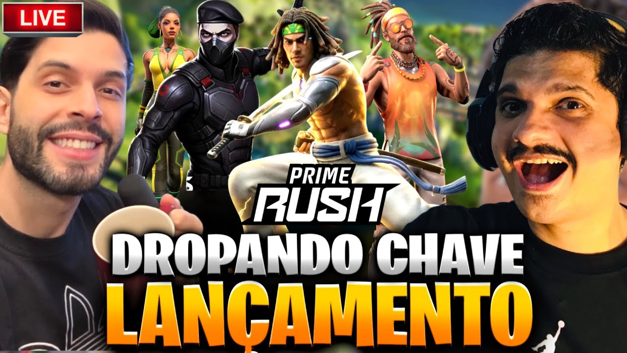 CHEGOU O PRIME RUSH JOGO DO PLAYHARD DROPANDO CHAVES #primerushaovivo #primerush