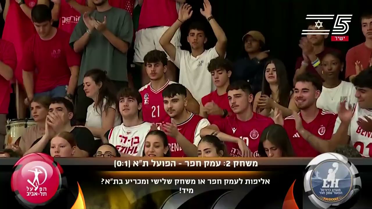 ליגת העל בכדורסל לנוער 2024-2025 סדרת הגמר משחק 2 הפועל עמק חפר 75-59 הפועל תל אביב 19 במאי 2025