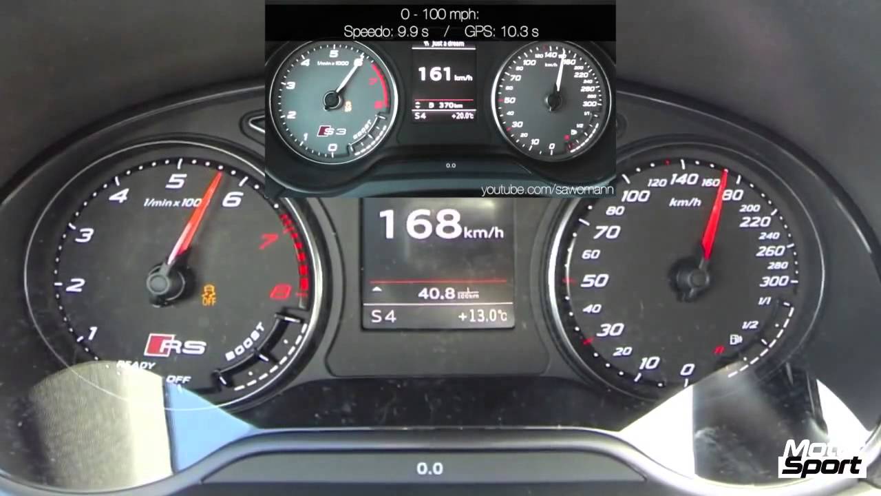Audi S3 vs. Audi RS3 2015 0-210 GPS