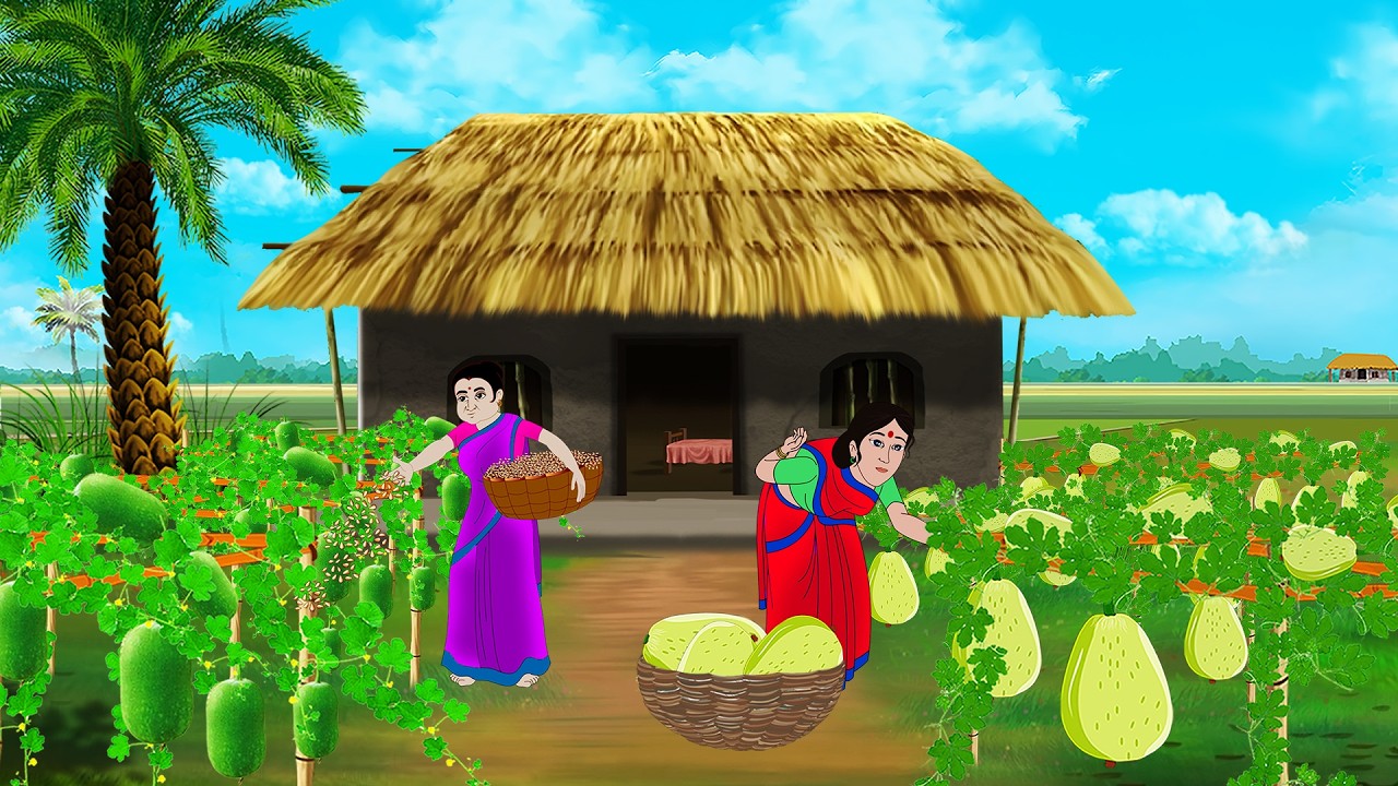 घर के सामने दो बहुओं की खेती | Hindi Story | Hindi Kahaniya | Moral Stories | cartoon story