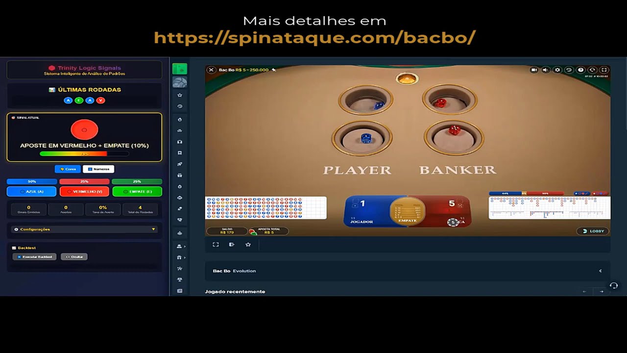 Trinity Bacbo Sinais:  Novo sistema inteligente da SpinAtaque que está revolucionando o mercado.