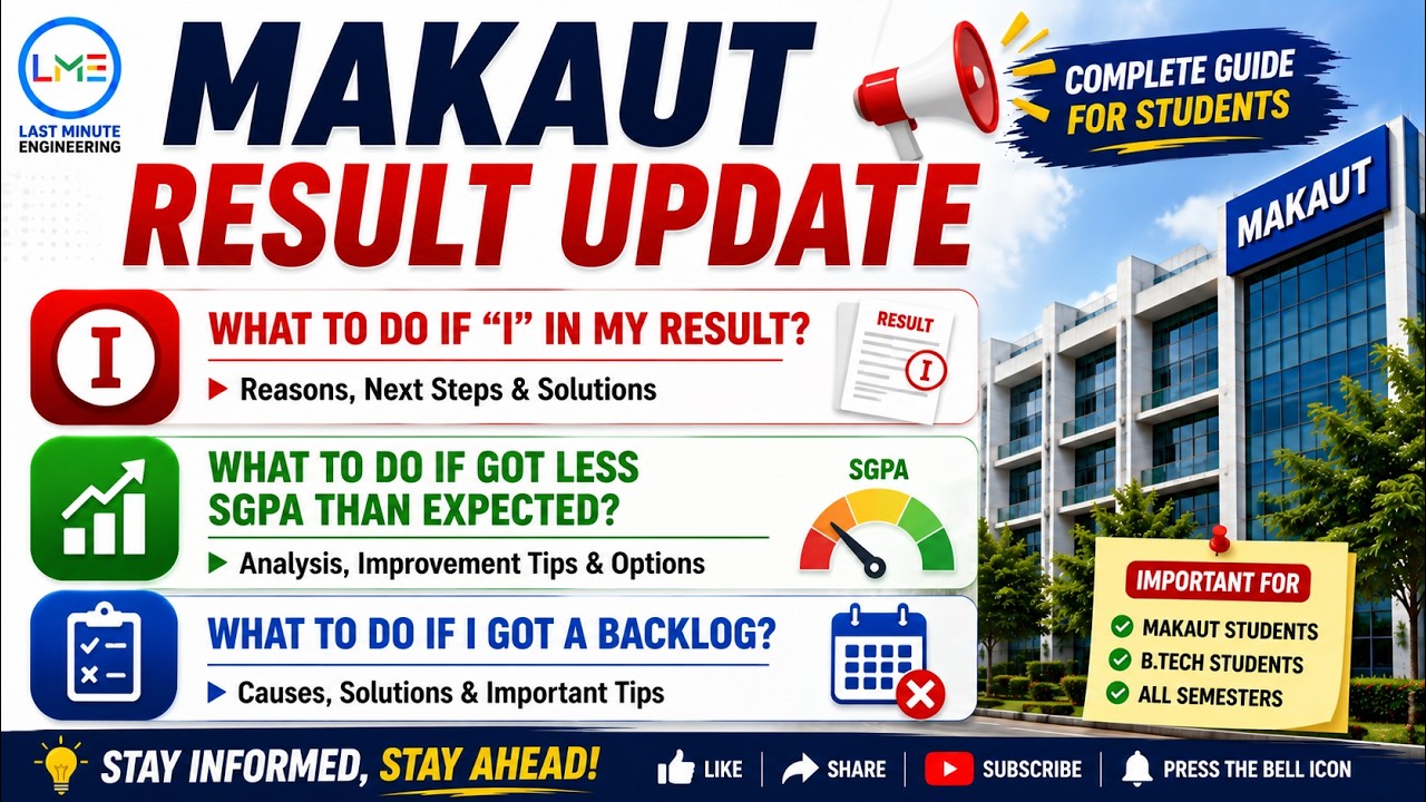 MAKAUT Result Update 2026 | What to Do If 