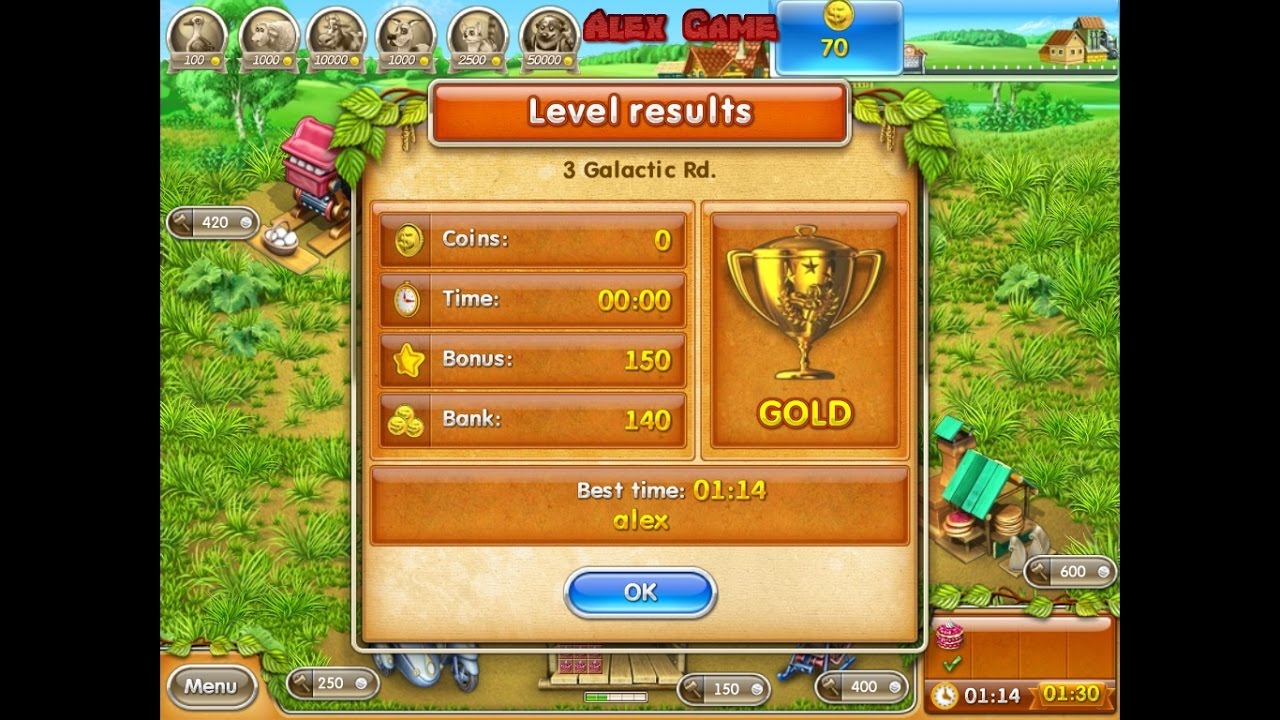 Farm Frenzy 3 Russian Roulette (3 Galactic Rd) GOLD Веселая ферма 3 Русская Рулетка Галактическая 3