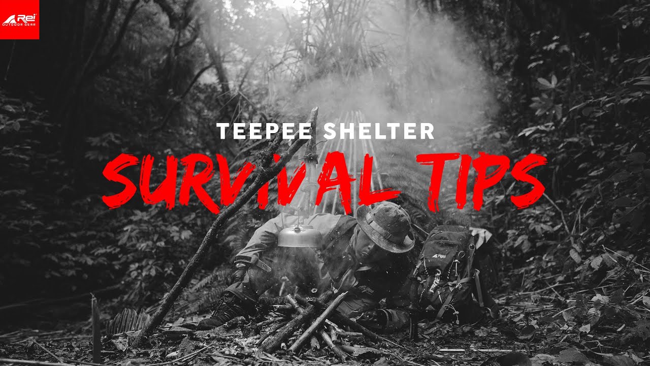 Survival Tips 18 - Teepee Shelter