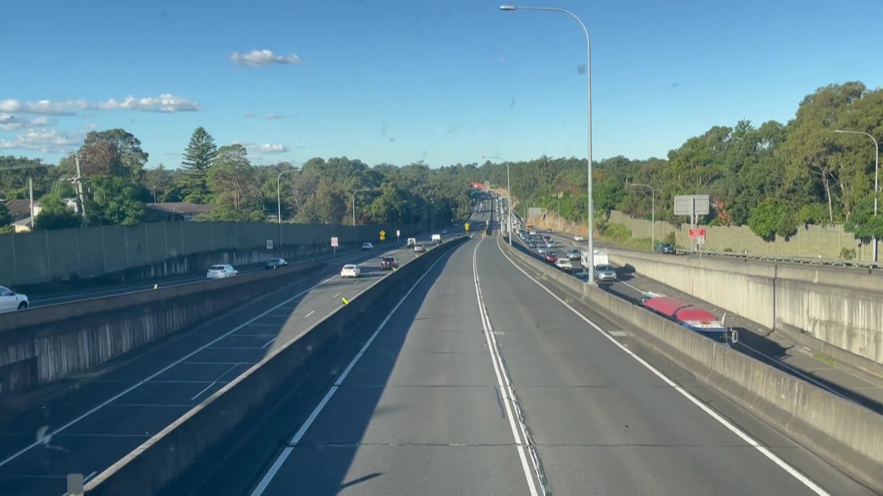 Sydney Buses 610X Baulkham Hills to City via M2, Lane Cove Tunnel