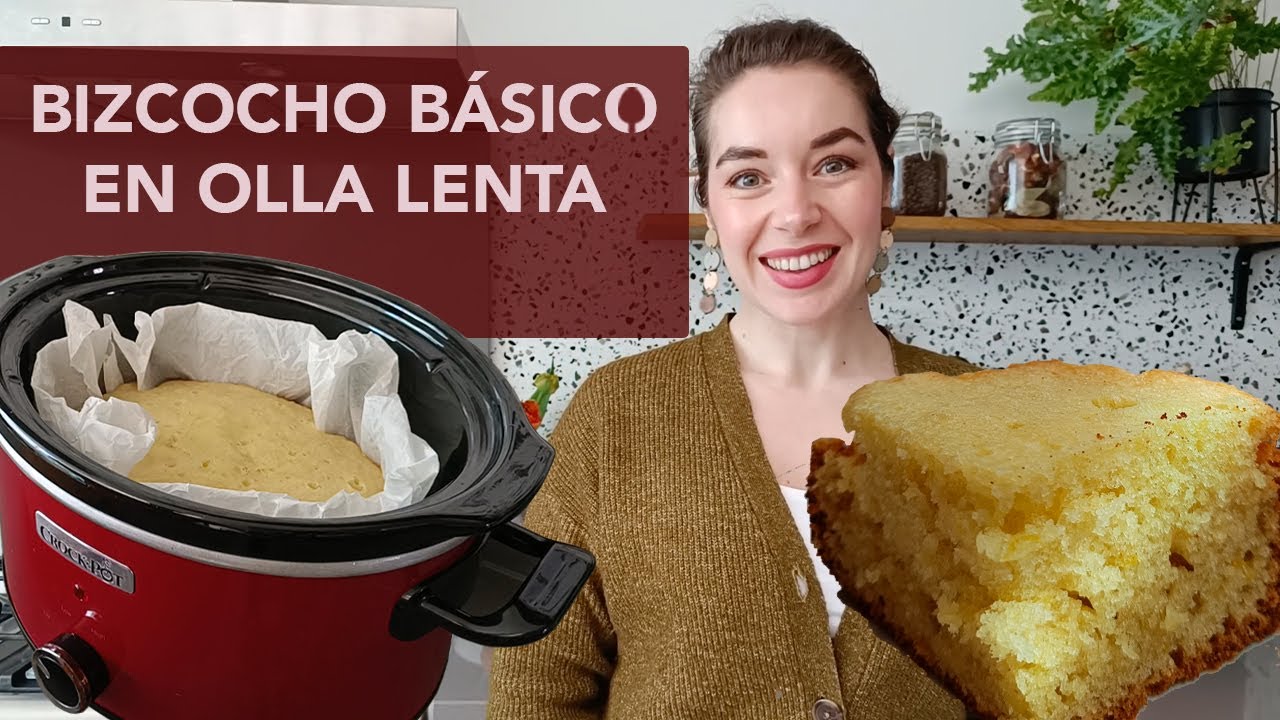 Bizcocho básico en olla lenta |  rootsandcook