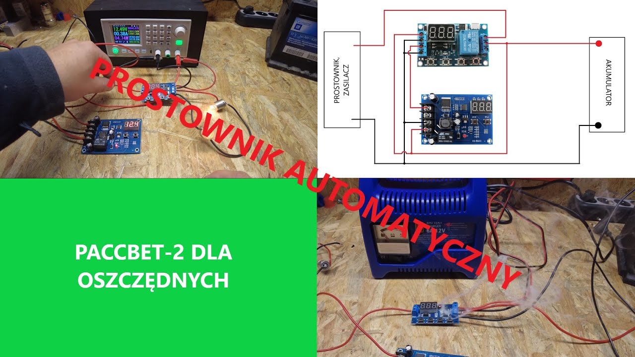 PACCBET-2 dla oszczędnych - jak zmodernizować prostownik aby działał automatycznie ?