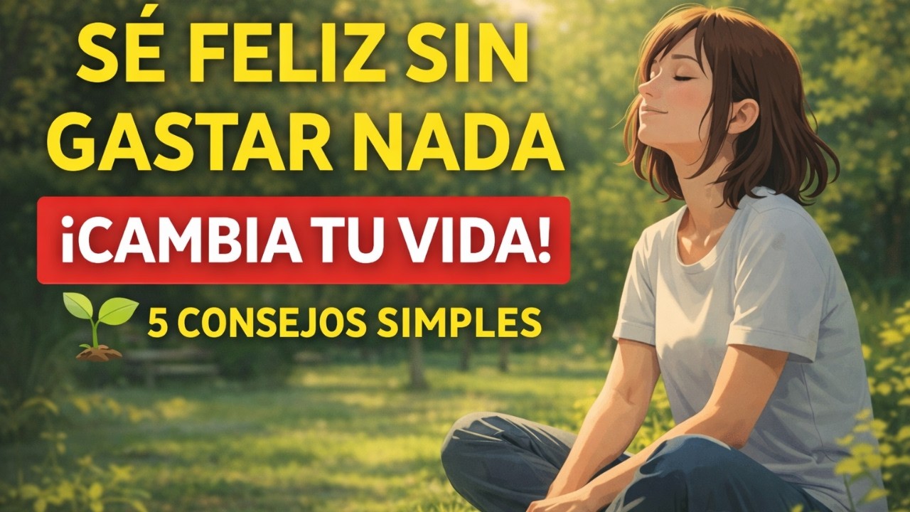SÉ FELIZ SIN GASTAR NADA | Cambia tu vida con estos 5 consejos simplestra