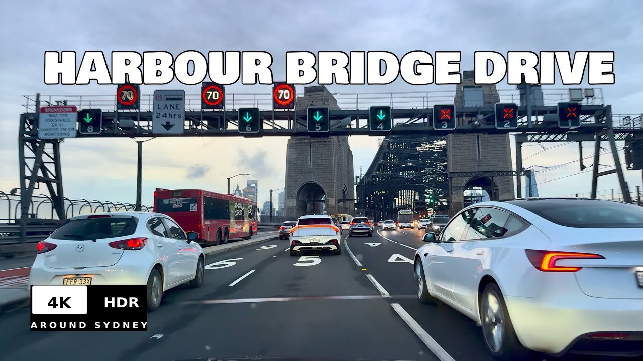 SUNRISE Harbour Bridge | Chatswood &rarr; Sydney Airport Drive 4K HDR POV-AU