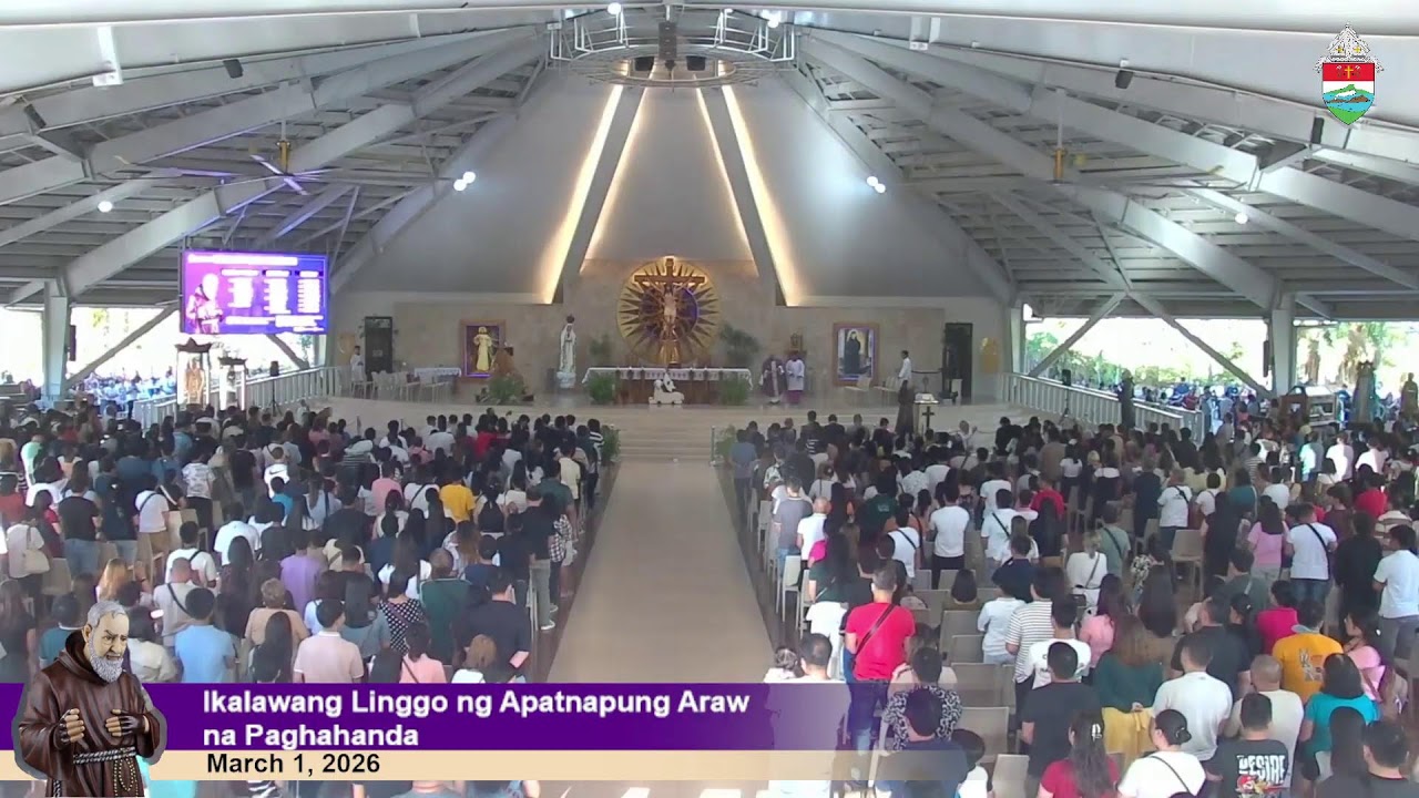 Mar 1, 2026 | 4 p.m. -  Ikalawang Linggo ng Apatnapung Araw na Paghahanda