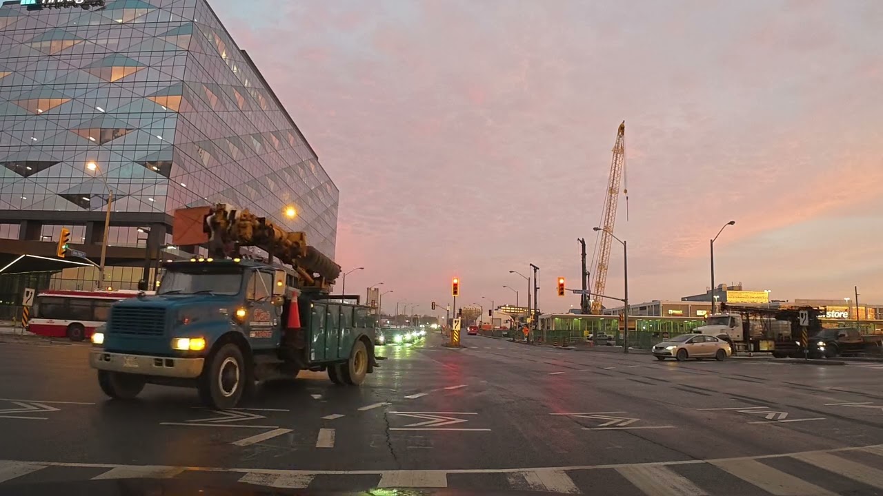 Morning Sunrise Drive | Don Mills → Leslie → York Mills | Toronto