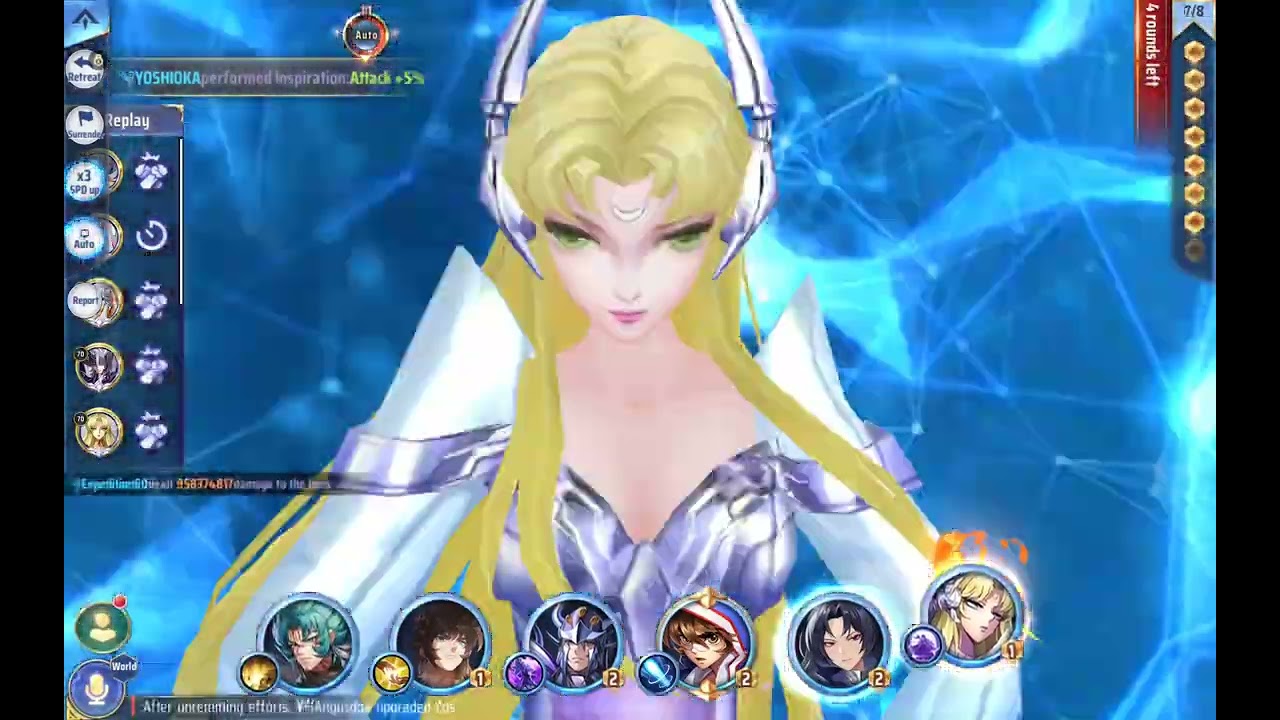 Legion Boss - Poseidon - Auto Attack - 4.44% (10 Bi) -  Using Aiacos Garuda