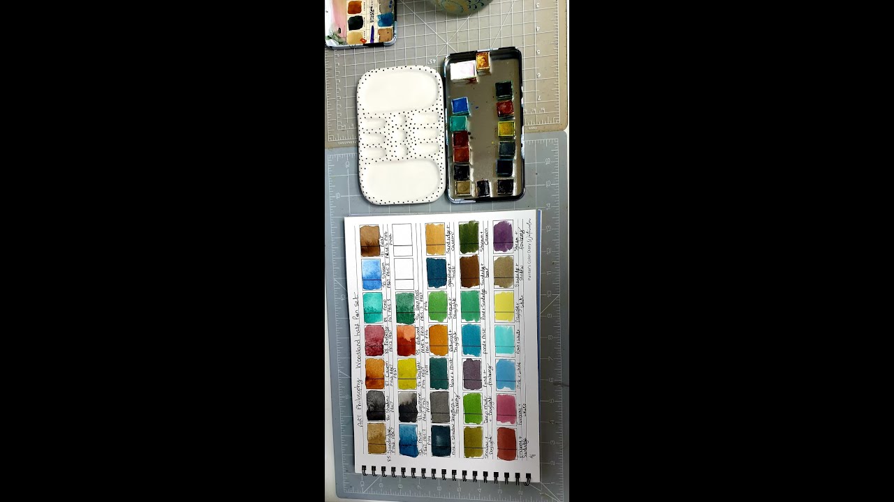 Woodland palette plus painting