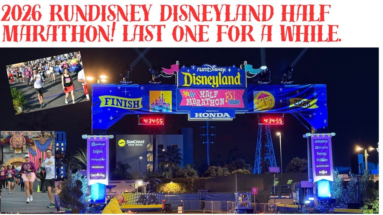 2026 runDisney Disneyland Half Marathon! Final One For A While.