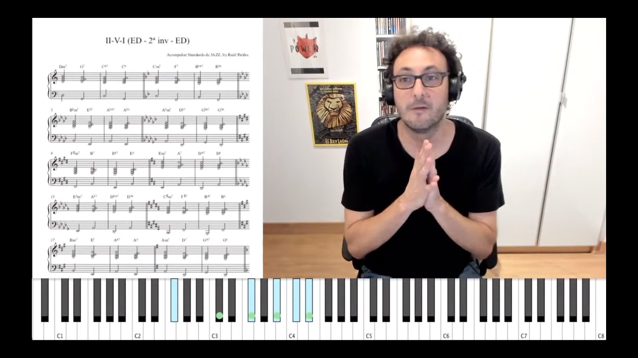 Acompañar Standards de JAZZ - Directo. Tutorial de PIANO