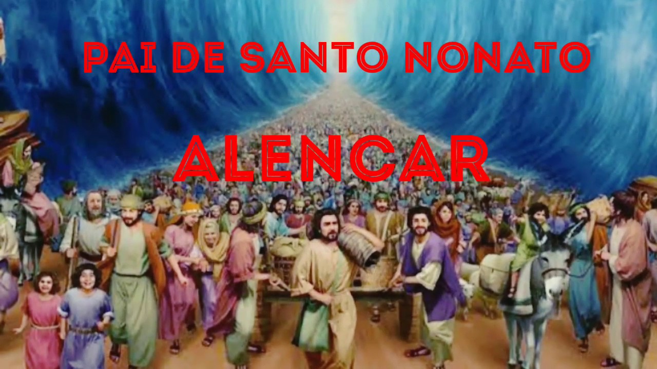 JESUS ABRIU O MAR VERMELHO. SUA MULTIDÃO PASSOU NINGUÉM MORREU.  PAI DE SANTO NONATO ALENCAR