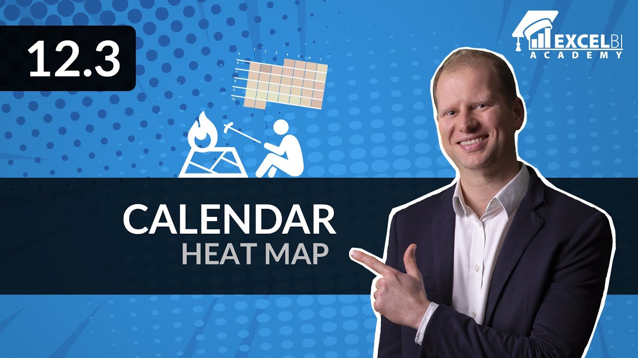 12.3. Calendar heat map | Excel pivot tables COURSE