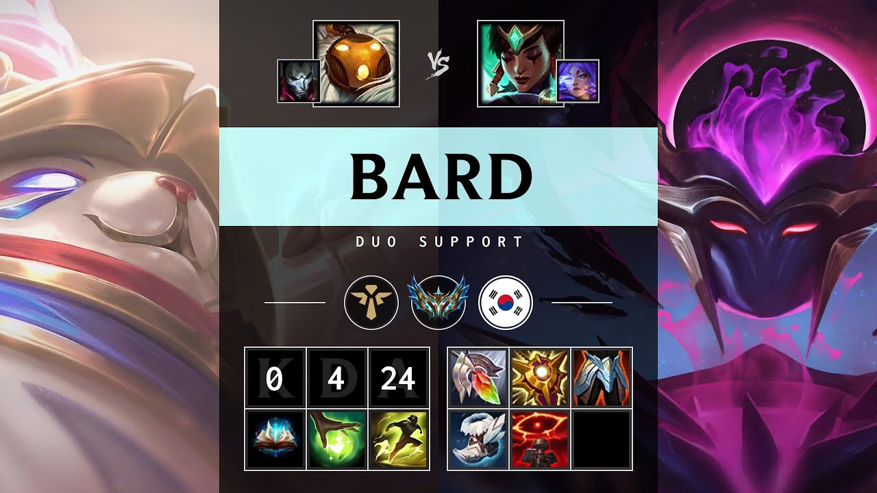 Bard Support vs Karma - KR Challenger Patch 25.17