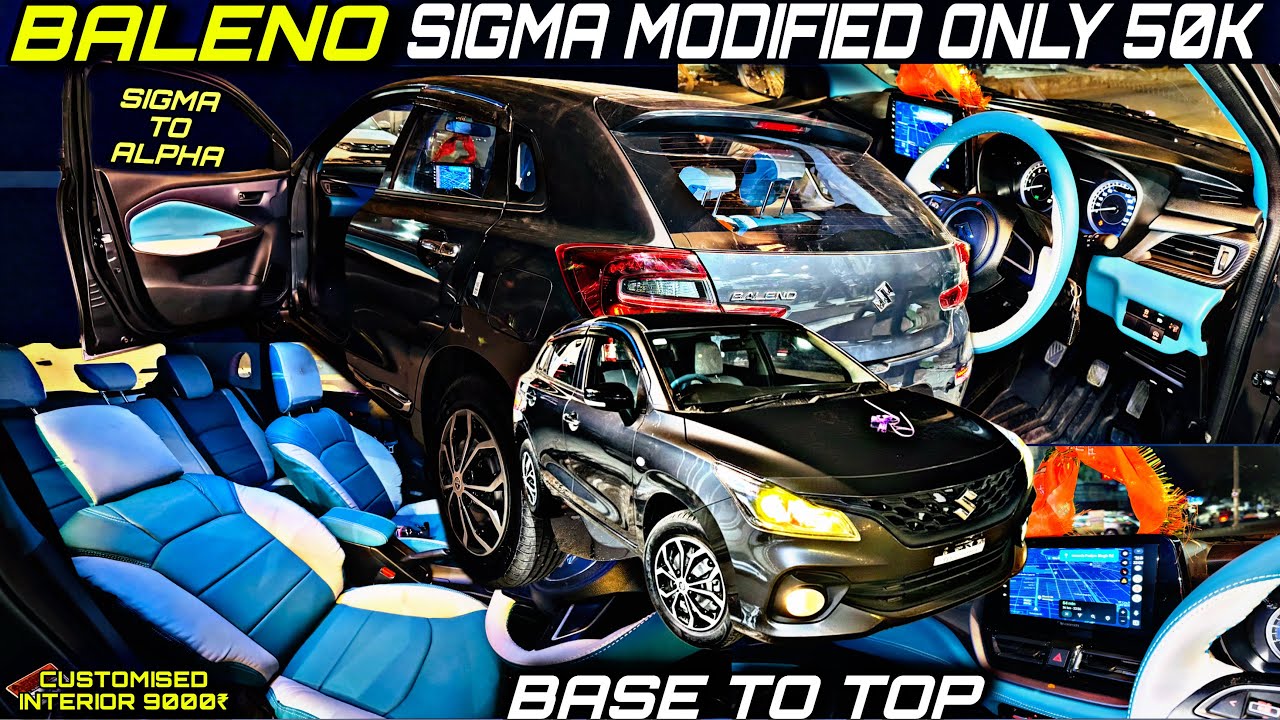 Modified baleno sigma 🔥 Baleno 2026 base to top modification 🔥 Baleno Nexa genuine Accessories✅
