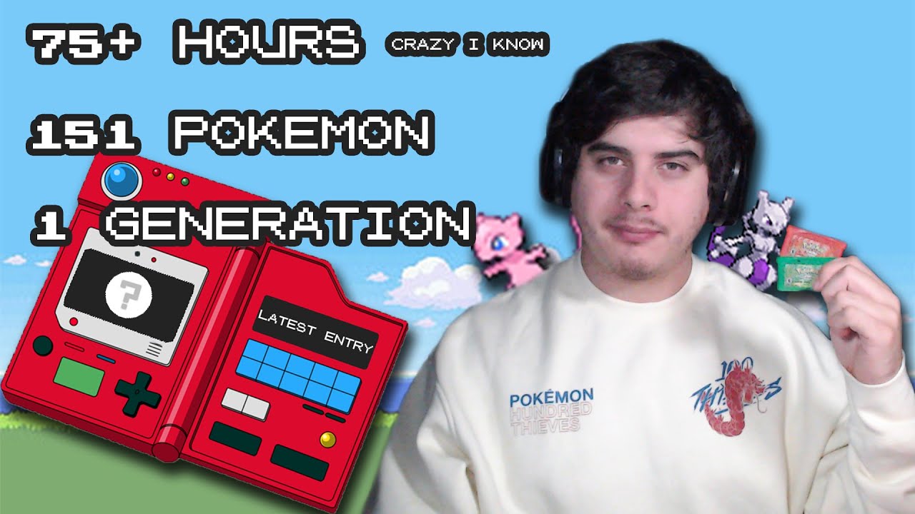 I Took Forever Completing The Kanto Pokedex