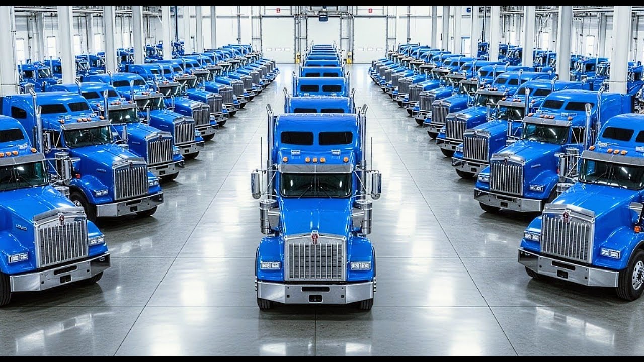 How Kenworth Produces Long‑Haul Trucks Daily | Inside the U.S. Truck Plant (Full Process)