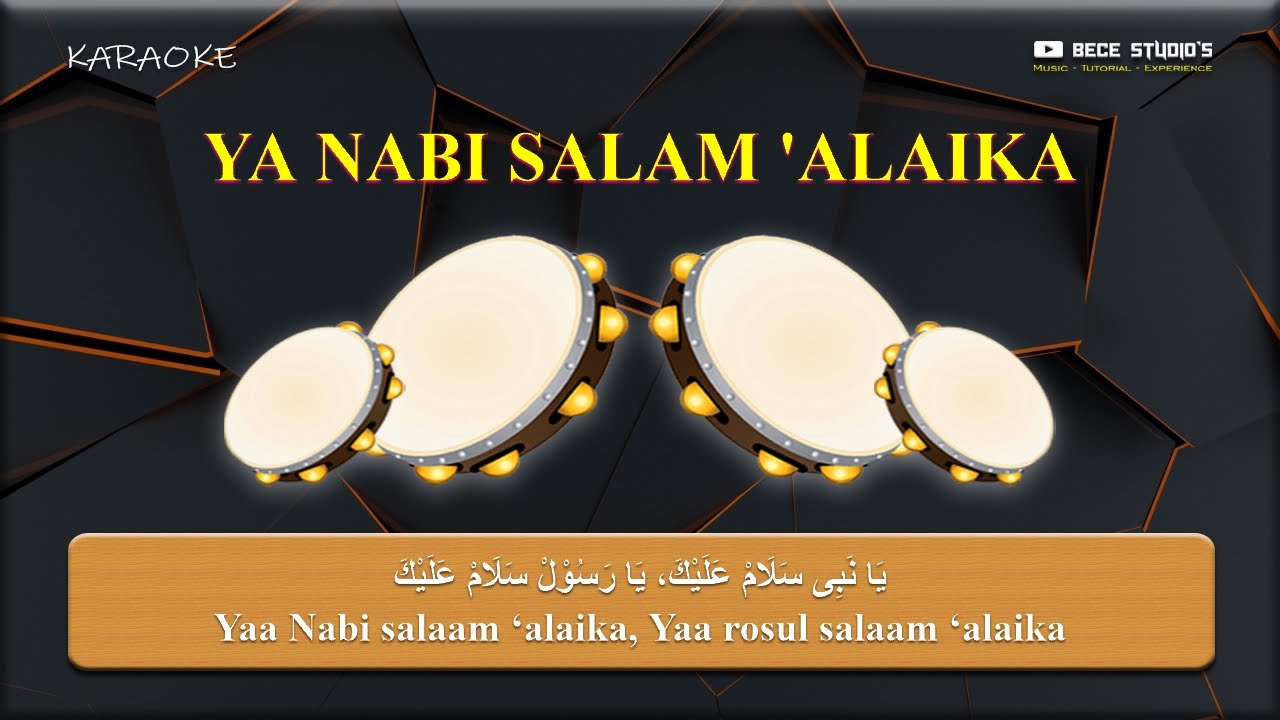 Karaoke Banjari || Ya Nabi Salam 'Alaika (Lirik)