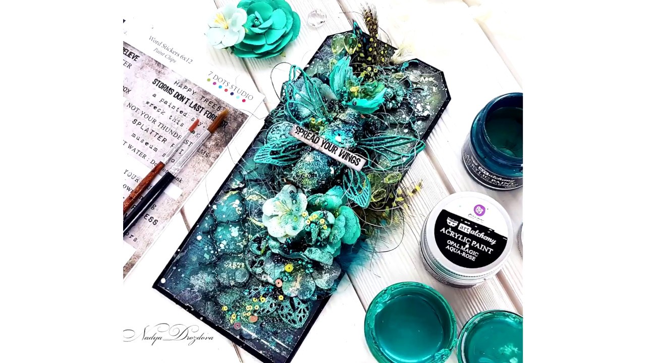 Step-by-Step Mixed-media Tag Tutorial 