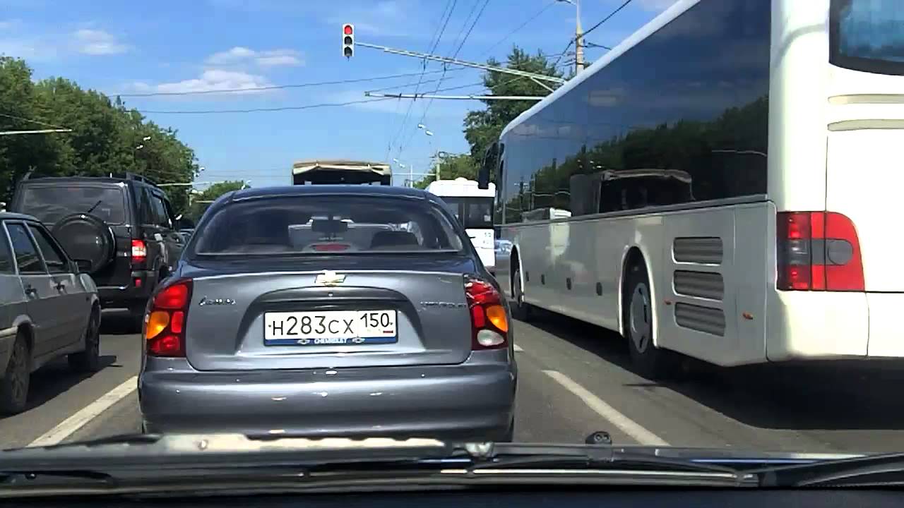 Троицк - Пучково - Подольск - Домодедово / Troitsk - Podolsk - Domodedovo 14/07/2012 (timelapse 4x)