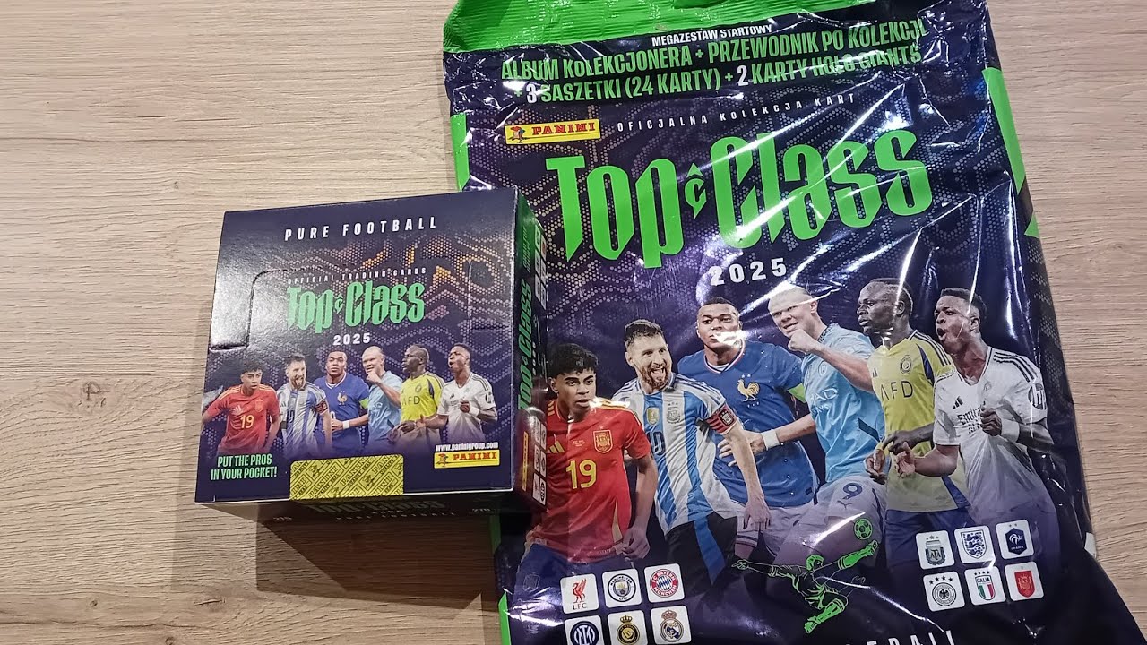 Panini Top Class 2025 - nowość!!! Otwieramy box i starterpack - jest hit !!!