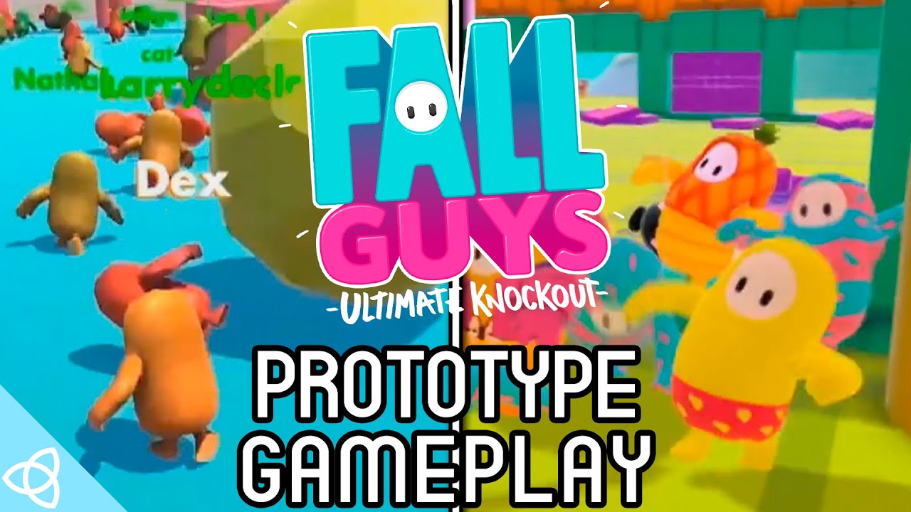 Fall Guys - Early Prototype and Beta Gameplay
