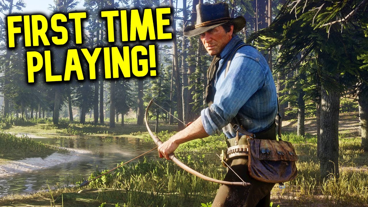 My *FIRST TIME* Playing RDR2